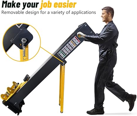 Katool 8000 lbs Portable 2 Post Lift PMRL-200 Adaptable 2 Post Lift Mobile Car Lift Two Post Lift for Home