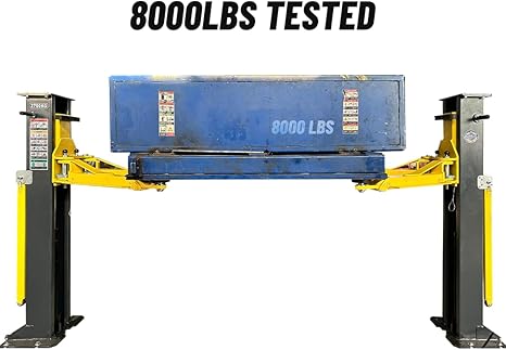 Katool 8000 lbs Portable 2 Post Lift PMRL-200 Adaptable 2 Post Lift Mobile Car Lift Two Post Lift for Home