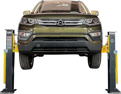 Katool 8000 lbs Portable 2 Post Lift PMRL-200 Adaptable 2 Post Lift Mobile Car Lift Two Post Lift for Home