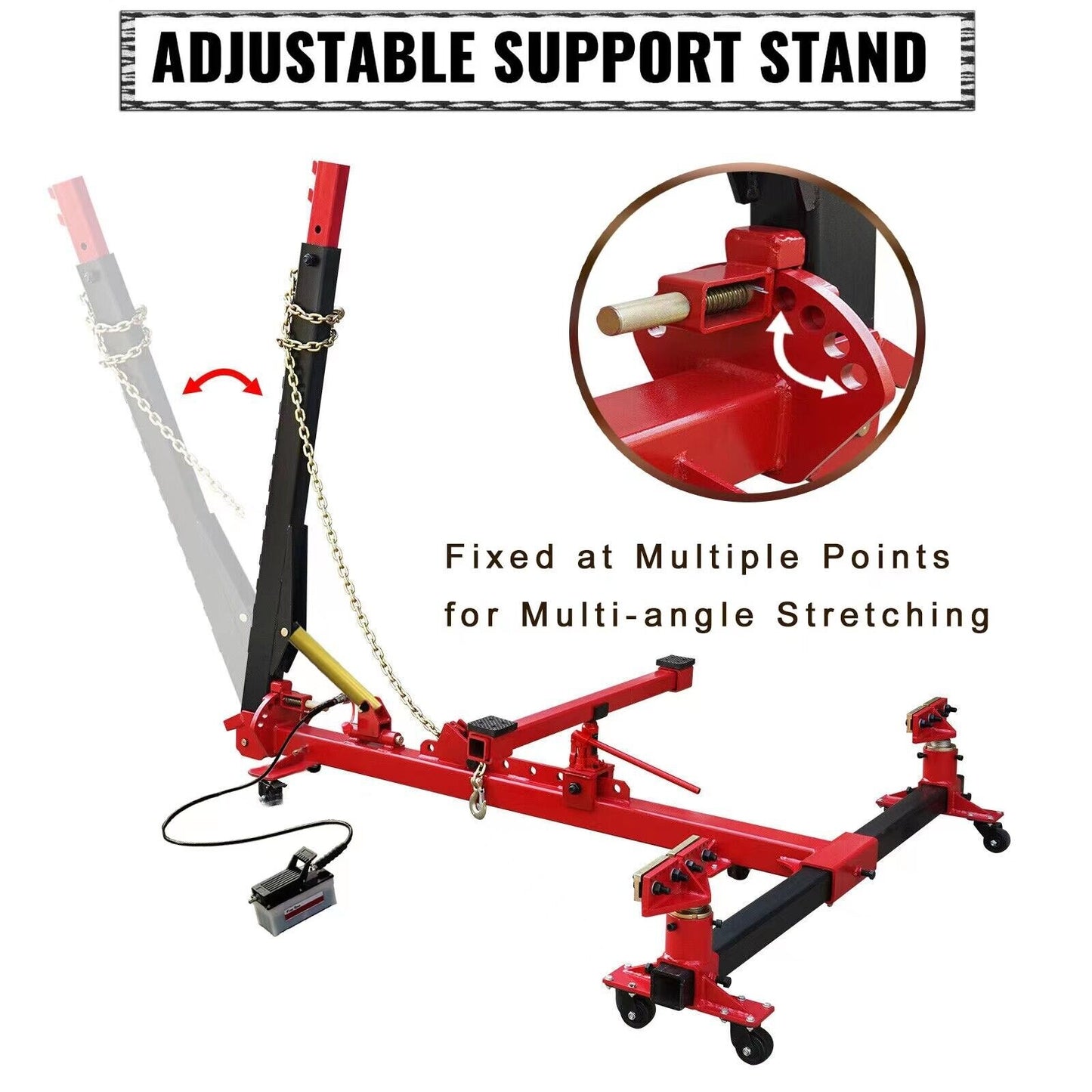 Katool KT-255 Auto Body Puller Frame Straightener with 3 ton Air Jack