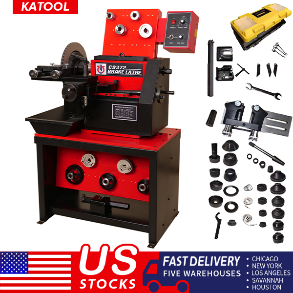 Katool Brake Lathe C9372 110V /220v Combination Disc/Drum With Full Accessories