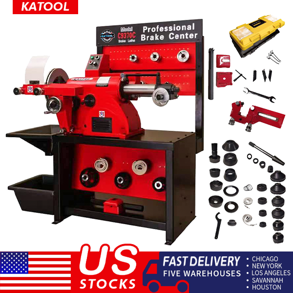 Katool Brake Lathe C9372 110V /220v Combination Disc/Drum With Full Accessories