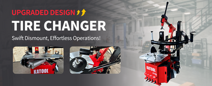 Katool KT-T850 Tilt-Arm Wheel Clamp Tire Changer Machine