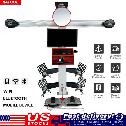 Katool 3D Wheel Alignment Machine Wheel Aligner--AV533