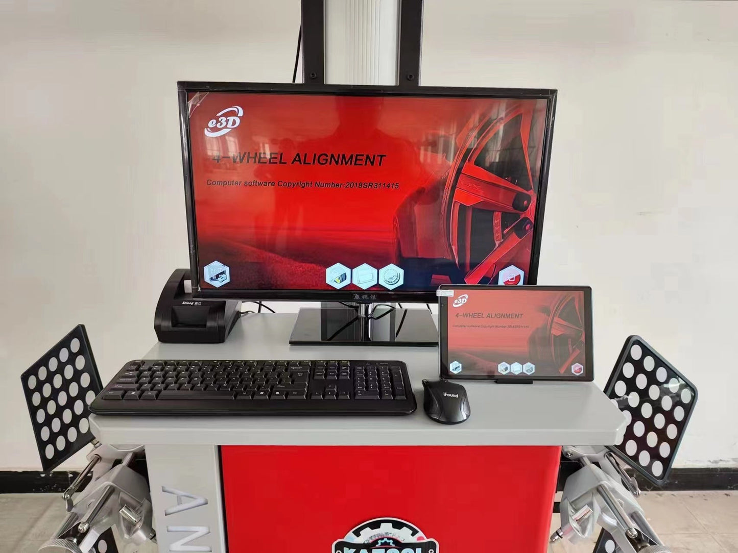 Wheel Alignment Machine Works on 2 Post & Scissor Lift--AV6 Pro