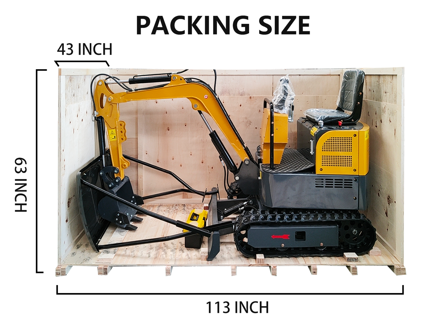 Katool Mini Excavator Crawler Digger Bucket /Mechanical thumb B&S Gas Engine