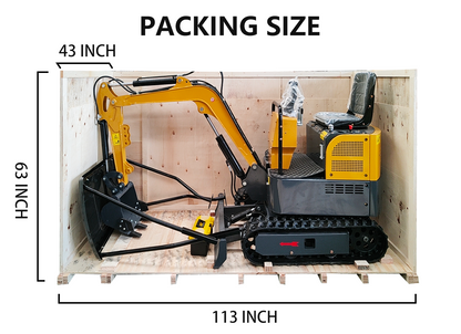 Katool Mini Excavator Crawler Digger Bucket /Mechanical thumb B&S Gas Engine