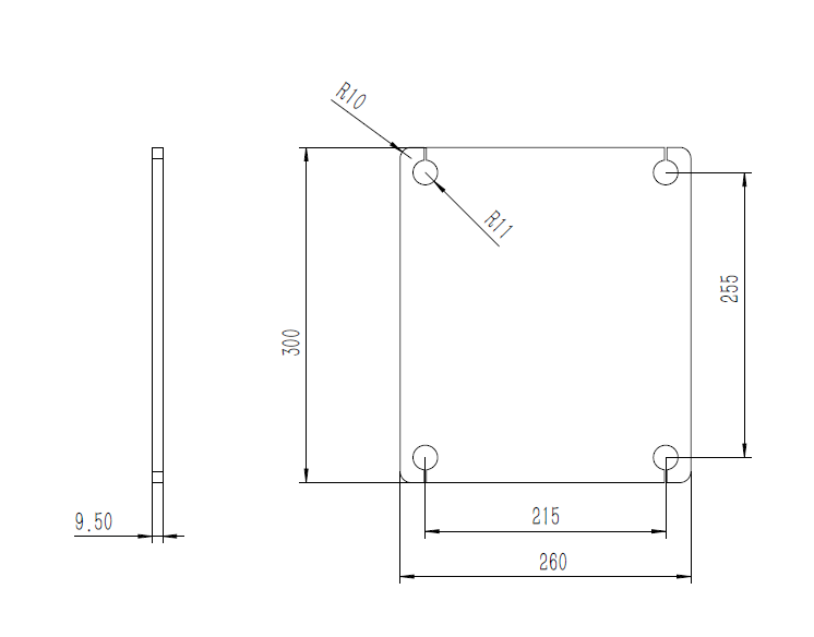 Katool KT-4H110 4 Post/ four Post Vehicle Lift 11,000lbs