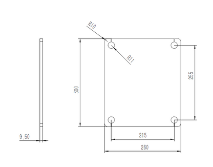 Katool KT-4H110 4 Post/ four Post Vehicle Lift 11,000lbs