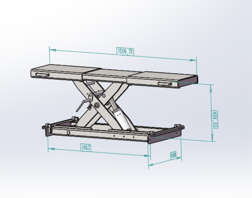 KATOOL KT-RJ50 Rolling Jack 5000 lbs. Lifting Capacity  *Fits KT-4H110 lift and the KT-4H850*