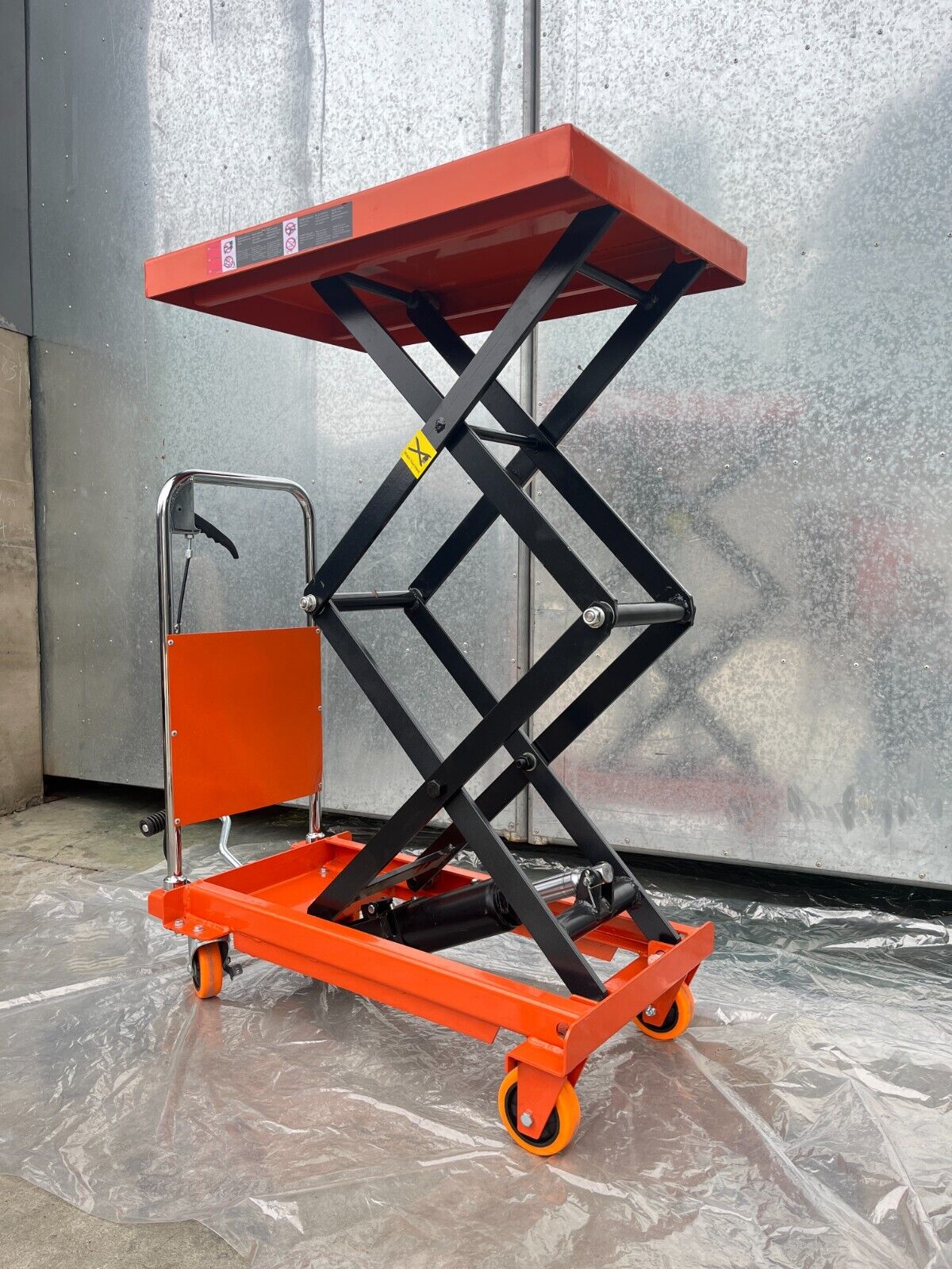 Katool Hydraulic Lift Table Cart 330 lbs Manual Scissor Lift Table