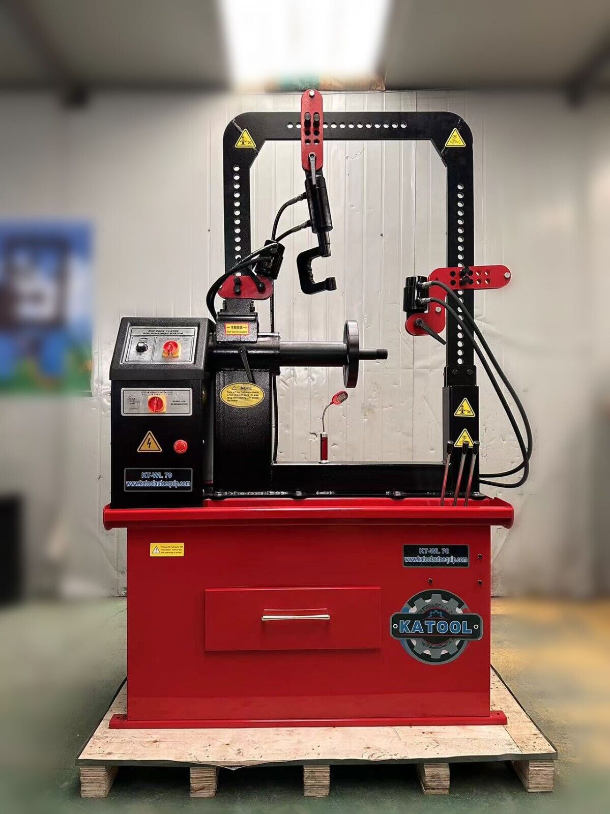 Katool Rim straightener turning, rims wheel straightening machine WL70